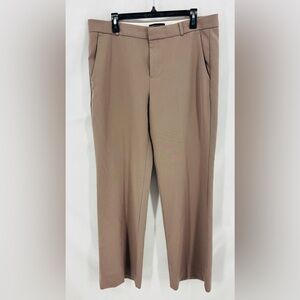 Banana republic women’s 14 Logan trouser pants tailored tan business office